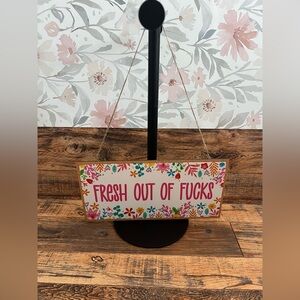 Colorful Floral Wall Sign